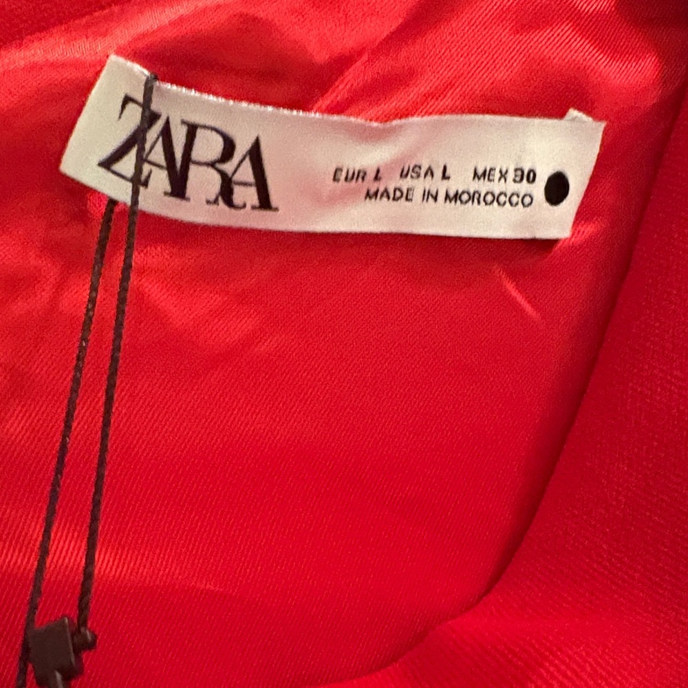 ZARA ASYMMETRIC BLAZER DRESS BLOGGERS FAVORITE NWT Large - Picture 9 of 9